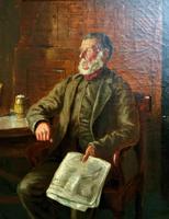 BAD NEWS FROM THE WAR! 'Walter Tomlinson' Portrait Oil Painting (14 of 16) BAD NEWS FROM THE WAR! 'Walter Tomlinson' Portrait Oil Painting (14 of 16)