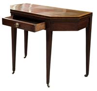 Regency Mahogany Card Table on Square Tapered Legs (2 of 10) Regency Mahogany Card Table on Square Tapered Legs (2 of 10)