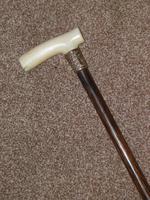 Antique 1902 Repousse 18CT GP Walking Stick/Cane W/Bovine Bone Derby Handle "Glasgow" (10 of 11) Antique 1902 Repousse 18CT GP Walking Stick/Cane W/Bovine Bone Derby Handle "Glasgow" (10 of 11)