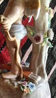 Fine Pair of Winged Cherub Porcelain Candlesticks c.1880 (3 of 11) Fine Pair of Winged Cherub Porcelain Candlesticks c.1880 (3 of 11)