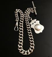 Antique Victorian Silver Albert Chain, Watch Chain (12 of 12) Antique Victorian Silver Albert Chain, Watch Chain (12 of 12)
