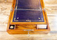 Figured Walnut Writing Slope 1880. (8 of 10) Figured Walnut Writing Slope 1880. (8 of 10)