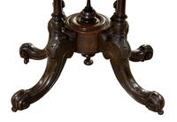 Oval Inlaid Walnut Loo Table on Quadruple Base (7 of 8) Oval Inlaid Walnut Loo Table on Quadruple Base (7 of 8)