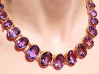 274.91ct Amethyst & 18ct Yellow Gold Rivière Necklace - Antique Victorian (12 of 12) 274.91ct Amethyst & 18ct Yellow Gold Rivière Necklace - Antique Victorian (12 of 12)
