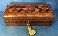 Victorian Burr Holly Glove Box with Tunbridge Ware Inlay (5 of 9) Victorian Burr Holly Glove Box with Tunbridge Ware Inlay (5 of 9)