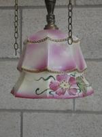 Converted Gas Lamp with Pink Shade (3 of 5) Converted Gas Lamp with Pink Shade (3 of 5)