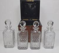 19th Century Brass Bound Burr Walnut Decanter Box (4 of 6) 19th Century Brass Bound Burr Walnut Decanter Box (4 of 6)