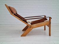 Scandinavian armchair, adjustable back, cowhide, 70s (4 of 20) Scandinavian armchair, adjustable back, cowhide, 70s (4 of 20)