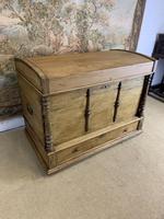 Fabulous 19th Century Pine Trunk with Carved Decoration (2 of 6) Fabulous 19th Century Pine Trunk with Carved Decoration (2 of 6)