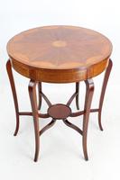 Edwardian Mahogany & Inlaid Circular Side Table (3 of 13) Edwardian Mahogany & Inlaid Circular Side Table (3 of 13)