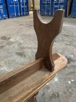 Pair of Long Chestnut Benches (3 of 10) Pair of Long Chestnut Benches (3 of 10)