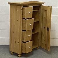 Antique Pine Bread Cupboard with Deep Drawers (6 of 6) Antique Pine Bread Cupboard with Deep Drawers (6 of 6)