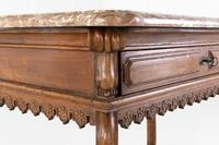Early 18th Century Belgian Oak Side Table with Marble Top (8 of 17) Early 18th Century Belgian Oak Side Table with Marble Top (8 of 17)