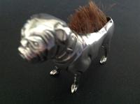 Antique Edwardian Silver Bulldog Pen Wipe - 1906 (2 of 5) Antique Edwardian Silver Bulldog Pen Wipe - 1906 (2 of 5)