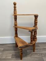 Victorian Style Light Oak Library Spiral Curved Step Ladder Stand (2 of 24) Victorian Style Light Oak Library Spiral Curved Step Ladder Stand (2 of 24)