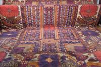 Large Mid 20th Century Colourful Flat Weave Woolen Rug (9 of 15) Large Mid 20th Century Colourful Flat Weave Woolen Rug (9 of 15)