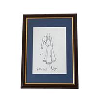 Set of 9 Original Drawings by Ian Thomas - Dressmaker for the Royal Family (6 of 9) Set of 9 Original Drawings by Ian Thomas - Dressmaker for the Royal Family (6 of 9)