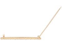 3.35ct Diamond & 12ct Yellow Gold Bar Brooch - Antique c.1910 (6 of 9) 3.35ct Diamond & 12ct Yellow Gold Bar Brooch - Antique c.1910 (6 of 9)