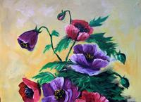 British School Vintage Mid-Century Still Life Floral Study Oil Painting (5 of 12) British School Vintage Mid-Century Still Life Floral Study Oil Painting (5 of 12)