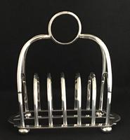 Art Nouveau Silver Plated 7 Bar Toast Rack (4 of 4) Art Nouveau Silver Plated 7 Bar Toast Rack (4 of 4)