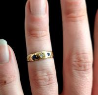 Antique Victorian Sapphire & Diamond Ring, 15ct Gold (12 of 12) Antique Victorian Sapphire & Diamond Ring, 15ct Gold (12 of 12)