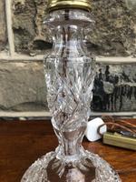 Quality Cut Glass Table Lamp (3 of 9) Quality Cut Glass Table Lamp (3 of 9)