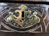 Antique 18th Century Carved Oak Coffer (M-1635) (5 of 13) Antique 18th Century Carved Oak Coffer (M-1635) (5 of 13)