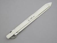 Silver "Apperley's Patent" Combination Bookmarker Leaf Holder & Paper Knife, by Sampson Mordan & Co, London, 1902 (8 of 10) Silver "Apperley's Patent" Combination Bookmarker Leaf Holder & Paper Knife, by Sampson Mordan & Co, London, 1902 (8 of 10)