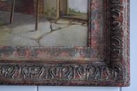 19th Century Oil on Canvas Interior Scene with Fireplace (6 of 11) 19th Century Oil on Canvas Interior Scene with Fireplace (6 of 11)