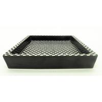 Stig Lindberg - Gustavsberg Scandinavian Art Pottery 8"sq Domino Dish c.1955 (2 of 5) Stig Lindberg - Gustavsberg Scandinavian Art Pottery 8"sq Domino Dish c.1955 (2 of 5)