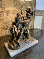 Early 20th Century Lamp Featuring Cherub & Goat (4 of 4) Early 20th Century Lamp Featuring Cherub & Goat (4 of 4)