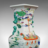 Very Large Pair, Antique Decorative Vases, Oriental, Ceramic, Urn c.1900 (8 of 12) Very Large Pair, Antique Decorative Vases, Oriental, Ceramic, Urn c.1900 (8 of 12)