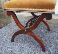 Victorian Rosewood x-frame Stool (4 of 6) Victorian Rosewood x-frame Stool (4 of 6)