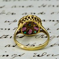 The Vintage Garnet & Emerald Cluster Ring (3 of 3) The Vintage Garnet & Emerald Cluster Ring (3 of 3)