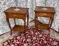 Pair of French Parquetry / Marquetry Side Tables (8 of 20) Pair of French Parquetry / Marquetry Side Tables (8 of 20)