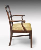 Substantial Early 20th Century Chippendale Style Ladderback Elbow Chair (4 of 8) Substantial Early 20th Century Chippendale Style Ladderback Elbow Chair (4 of 8)
