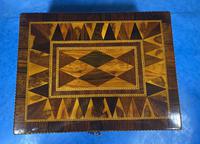George III Rosewood Tunbridge Ware Box with Specimen Wood Inlay (3 of 15) George III Rosewood Tunbridge Ware Box with Specimen Wood Inlay (3 of 15)