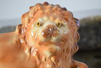 Large 19th Century Staffordshire Pottery Lions (7 of 10) Large 19th Century Staffordshire Pottery Lions (7 of 10)