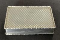 Victorian silver snuff box - Francis Clark (5 of 5) Victorian silver snuff box - Francis Clark (5 of 5)