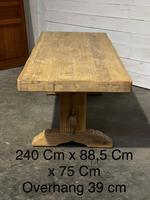 Large French Refectory Bleached Oak Farmhouse Dining Table (14 of 27) Large French Refectory Bleached Oak Farmhouse Dining Table (14 of 27)
