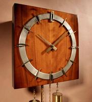 1960s Style Kienzle Walnut Brass Wall Clock (6 of 7) 1960s Style Kienzle Walnut Brass Wall Clock (6 of 7)