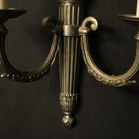 French Set of 4 Silver Gilded Antique Wall Lights (7 of 10) French Set of 4 Silver Gilded Antique Wall Lights (7 of 10)