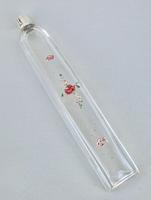 Unusual Georgian Silver & Enamelled Glass Scent Bottle c.1780 (2 of 4) Unusual Georgian Silver & Enamelled Glass Scent Bottle c.1780 (2 of 4)