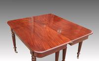 George IV Figured Mahogany Extending Dining Table attributed to Gillows (8 of 8) George IV Figured Mahogany Extending Dining Table attributed to Gillows (8 of 8)