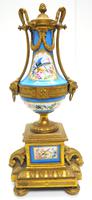 Wonderful Pair of Clock Garnitures Side Urns This Sevres Clock Garnitures (10 of 10) Wonderful Pair of Clock Garnitures Side Urns This Sevres Clock Garnitures (10 of 10)