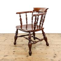 Antique Elm and Beechwood Elbow Chair