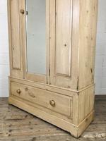Antique Pine Wardrobe with Mirror (9 of 11) Antique Pine Wardrobe with Mirror (9 of 11)