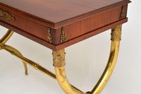 Antique Neoclassical Walnut & Brass Writing / Side Table (12 of 16) Antique Neoclassical Walnut & Brass Writing / Side Table (12 of 16)