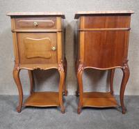 Pair of French Antique Walnut Bedside Cupboards / Night Stands c.1910 (5 of 9) Pair of French Antique Walnut Bedside Cupboards / Night Stands c.1910 (5 of 9)