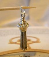 Antique Pocket Watch Chain Tassel Fob 1890s Victorian Ornate Silver Fob Nos (6 of 6) Antique Pocket Watch Chain Tassel Fob 1890s Victorian Ornate Silver Fob Nos (6 of 6)